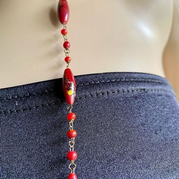 VINTAGE Venetian glass beads necklace - Picture 3 of 3